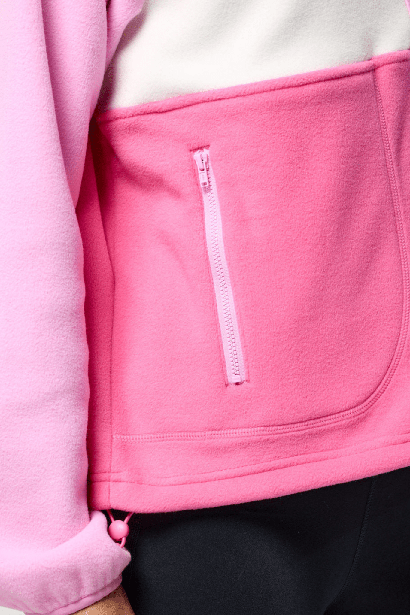 Gym+Coffee Snap Polar Fleece - Cotton Candy - Dotique - Gym+Coffee