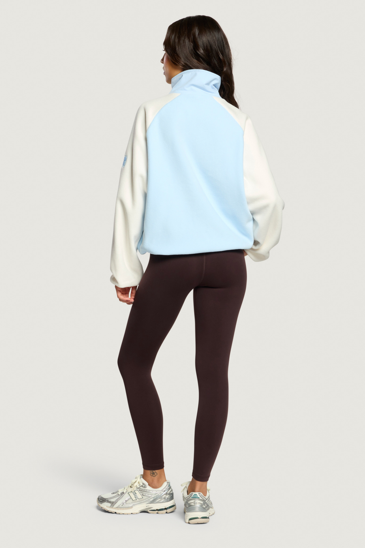 Gym+Coffee Snap Polar Fleece Glacial Blue