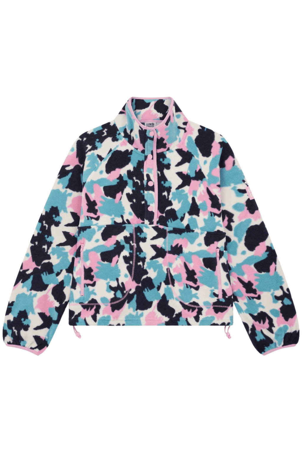 Gym+Coffee Snap Polar Fleece Light Pop Print - Dotique - Gym+Coffee