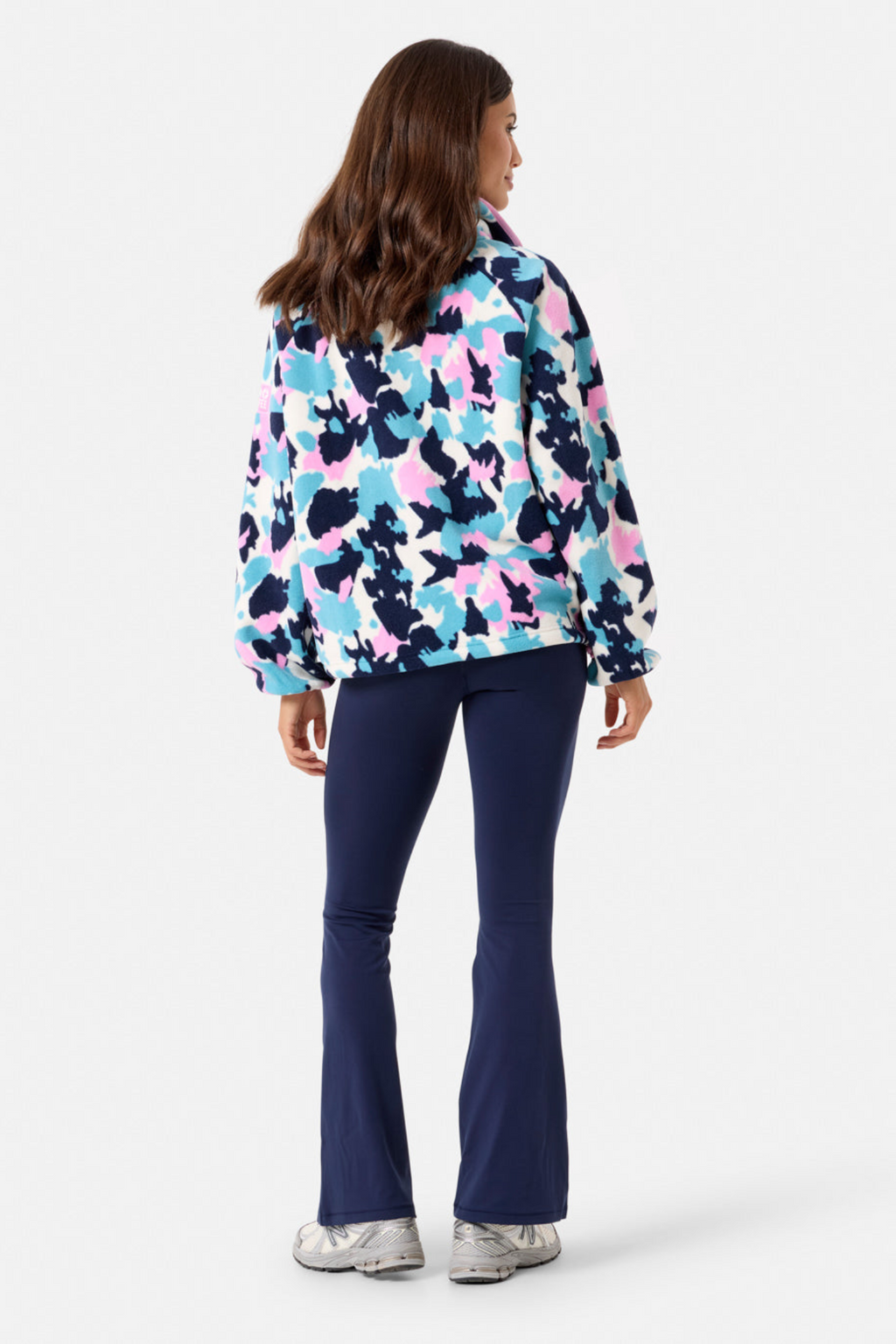 Gym+Coffee Snap Polar Fleece Light Pop Print
