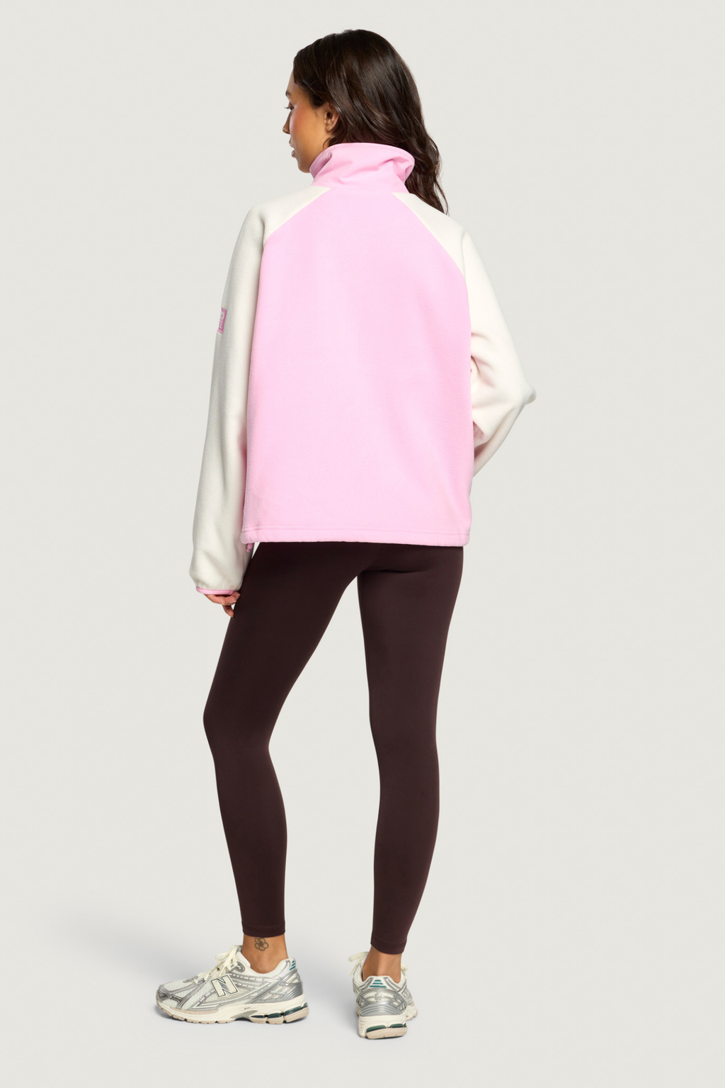 Gym+Coffee Snap Polar Fleece Pink Blossom