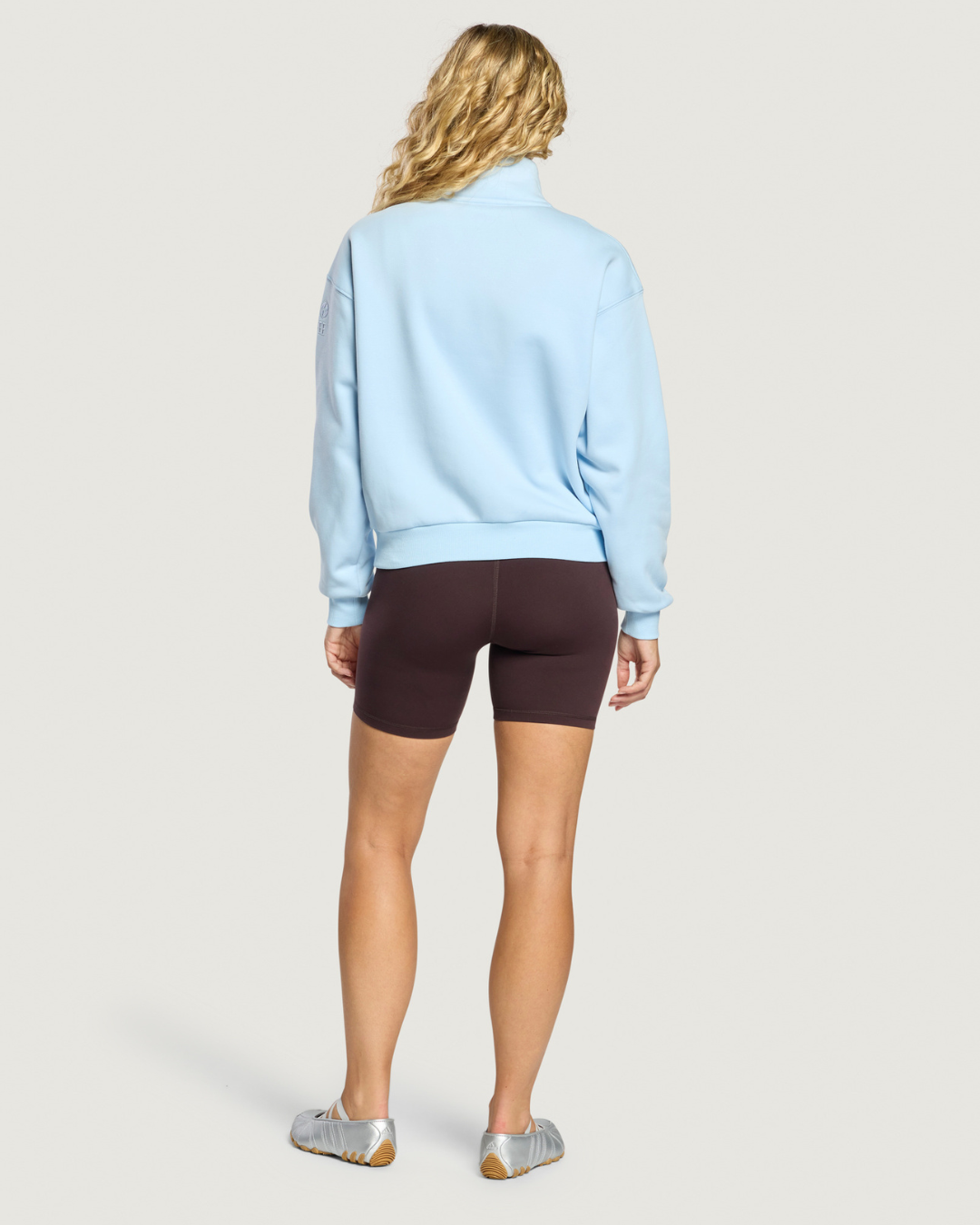 Gym+Coffee Daily Snap Collar Sierra Sweatshirt Glacial Blue