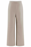 Herzens Leather Trousers Hanna - Limestone 25263-6900-130-34