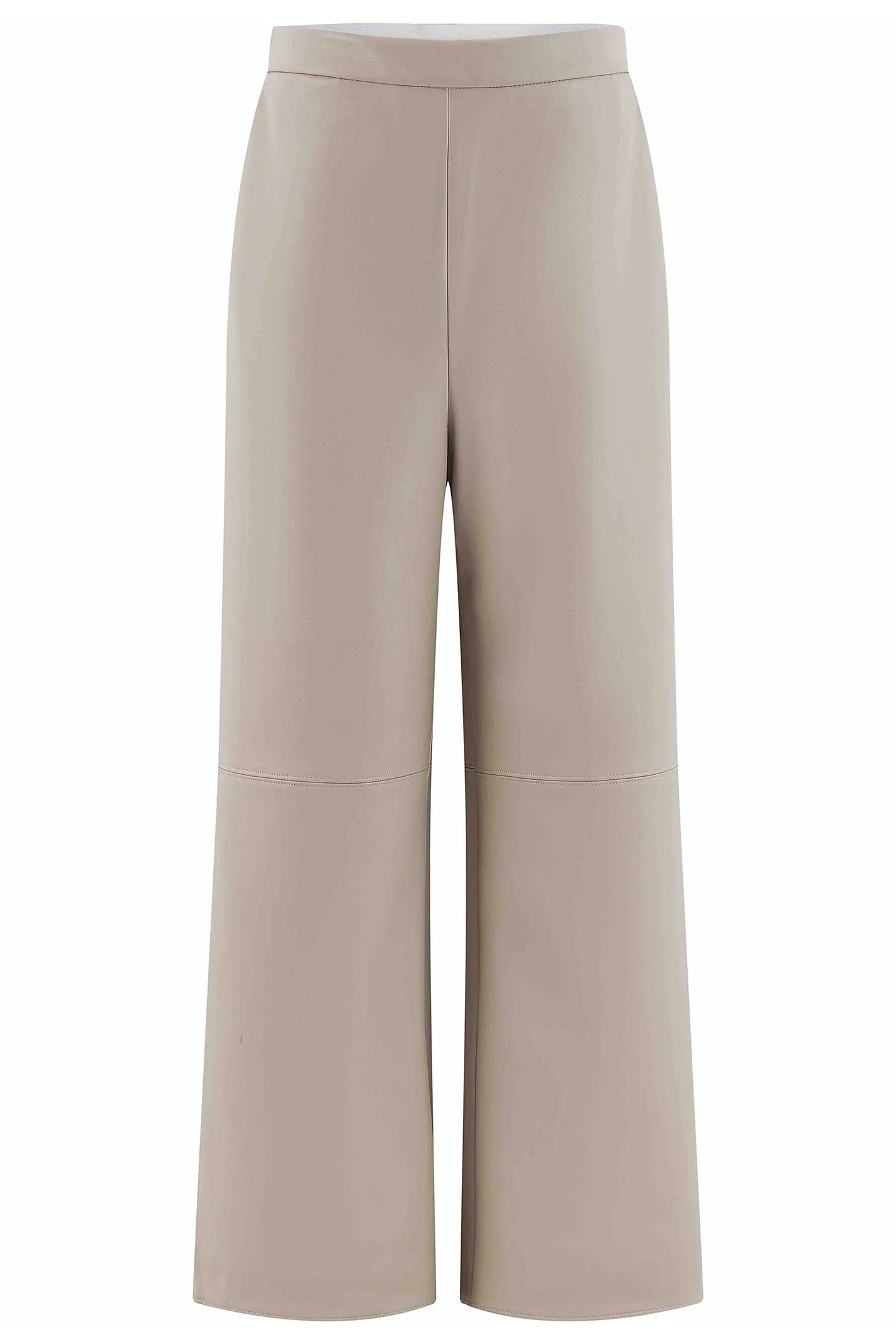 Herzens Leather Trousers Hanna - Limestone 25263-6900-130-34