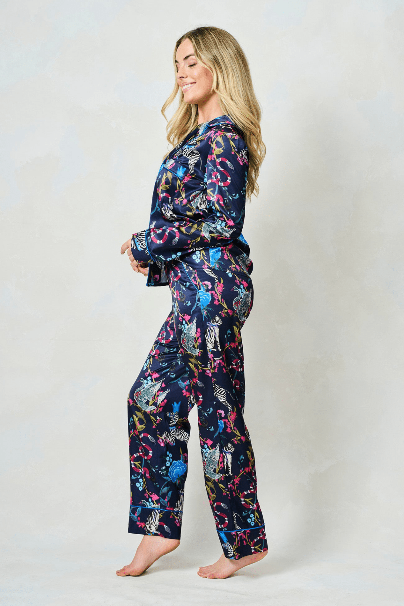 Hope and Ivy The Suzanne Pyjamas Silk Zebra 9105SU - Dotique - Hope and Ivy
