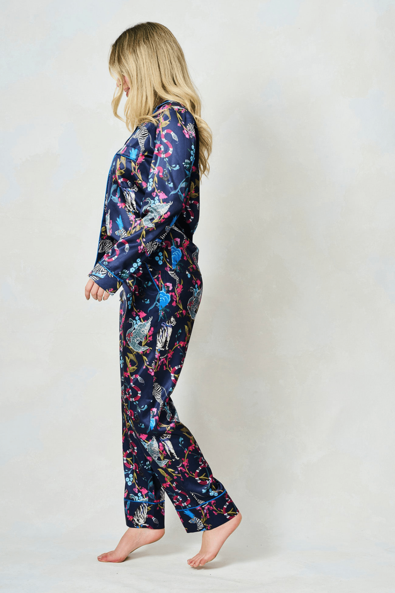 Hope and Ivy The Suzanne Pyjamas Silk Zebra 9105SU - Dotique - Hope and Ivy