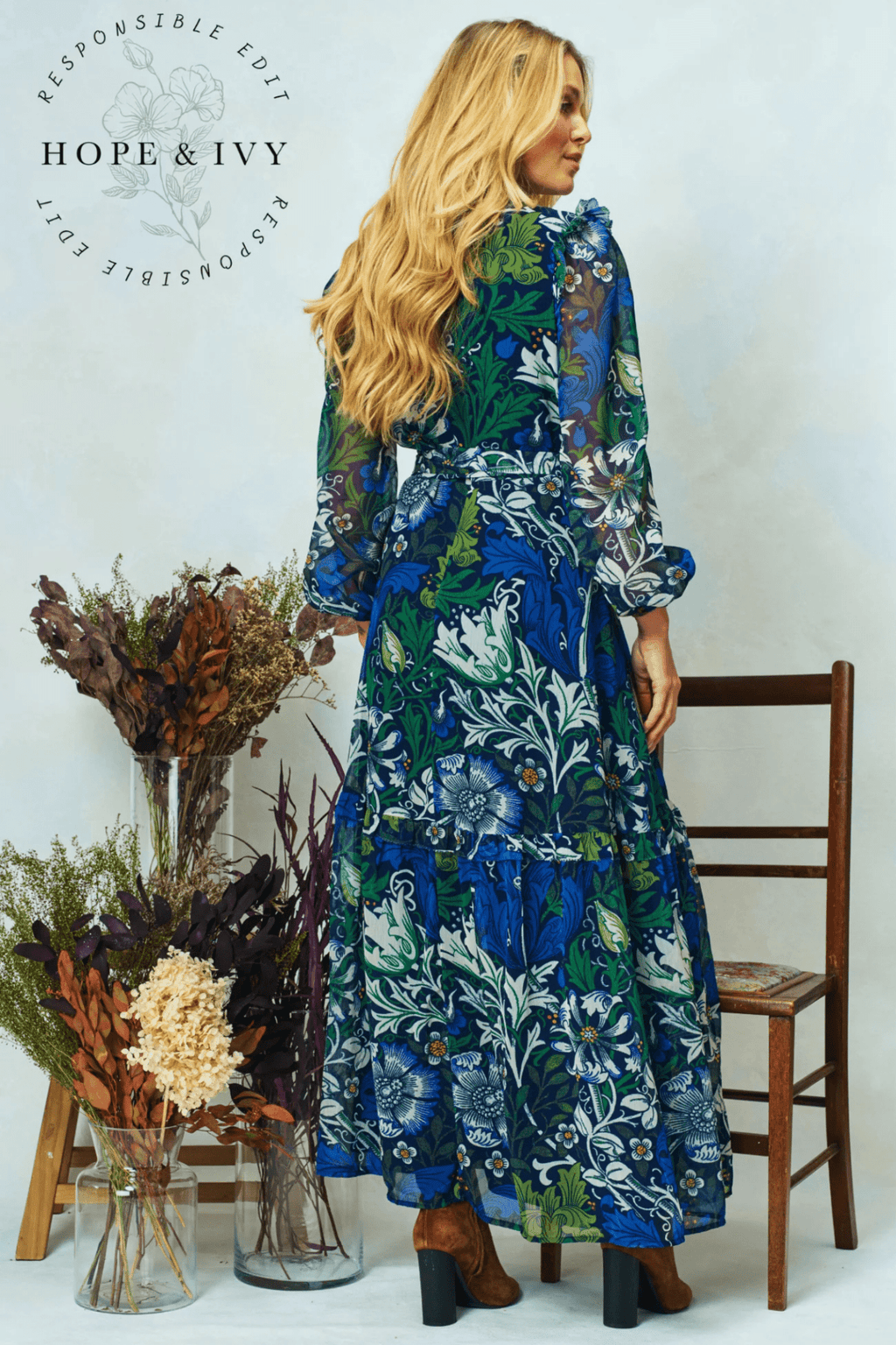 Hope & Ivy Chrysanthemium Dress - Dotique - Hope and Ivy