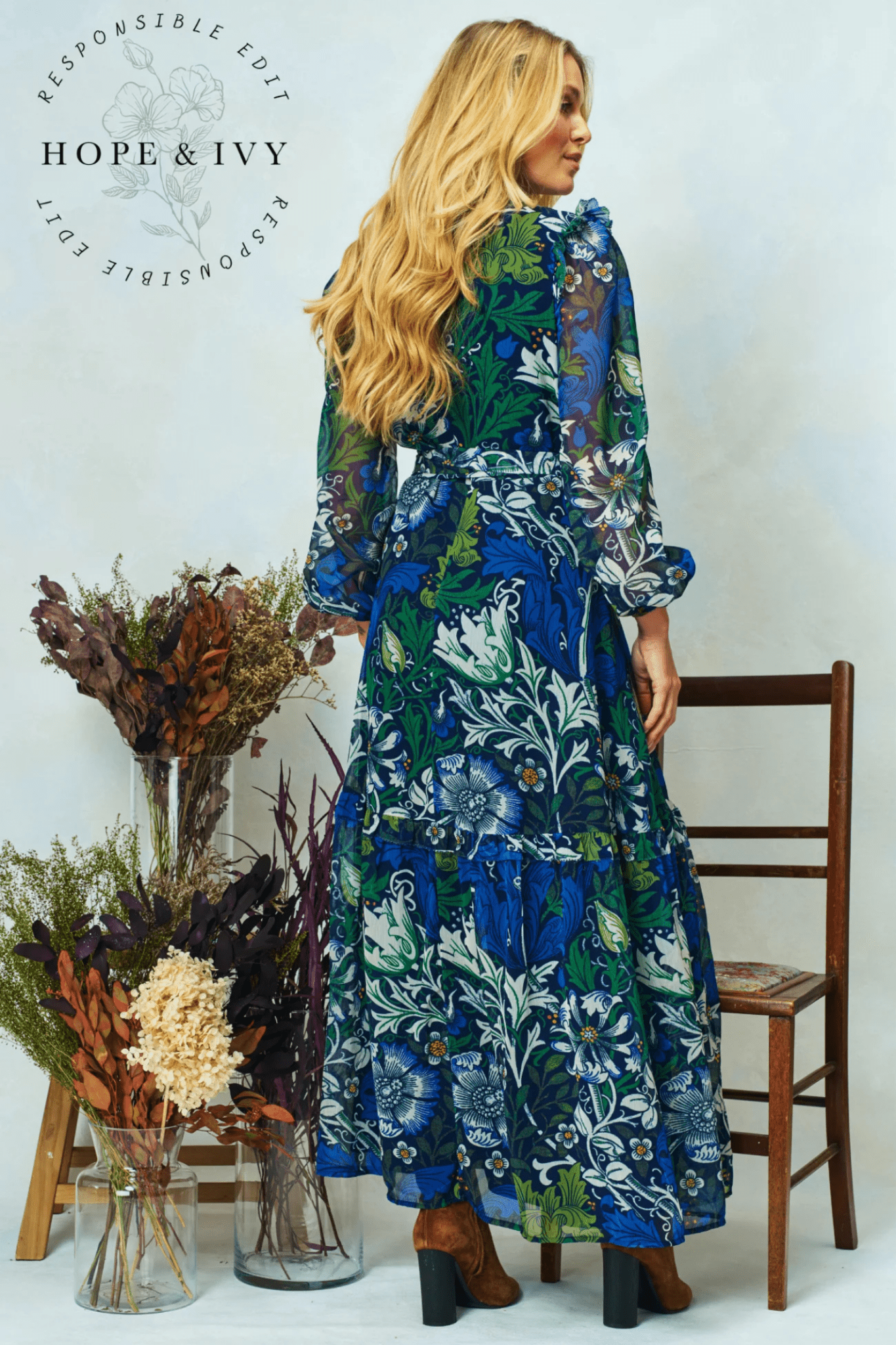 Hope & Ivy Chrysanthemium Dress - Dotique - Hope and Ivy