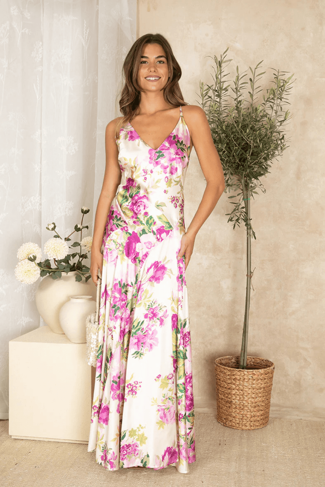 Hope & Ivy Nicola Strappy Sun Dress with Full Skirt - Dotique