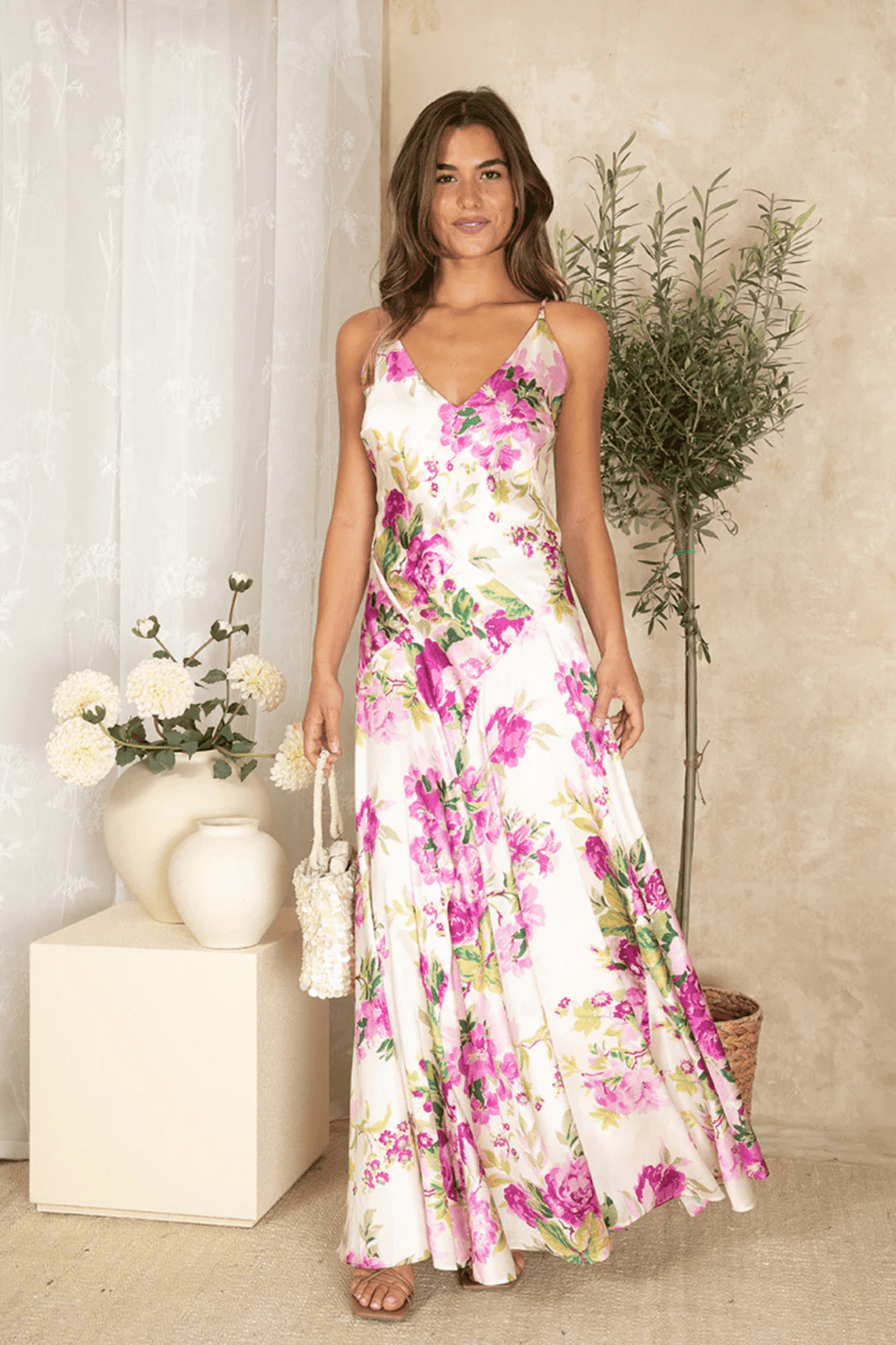 Hope & Ivy Nicola Strappy Sun Dress with Full Skirt - Dotique