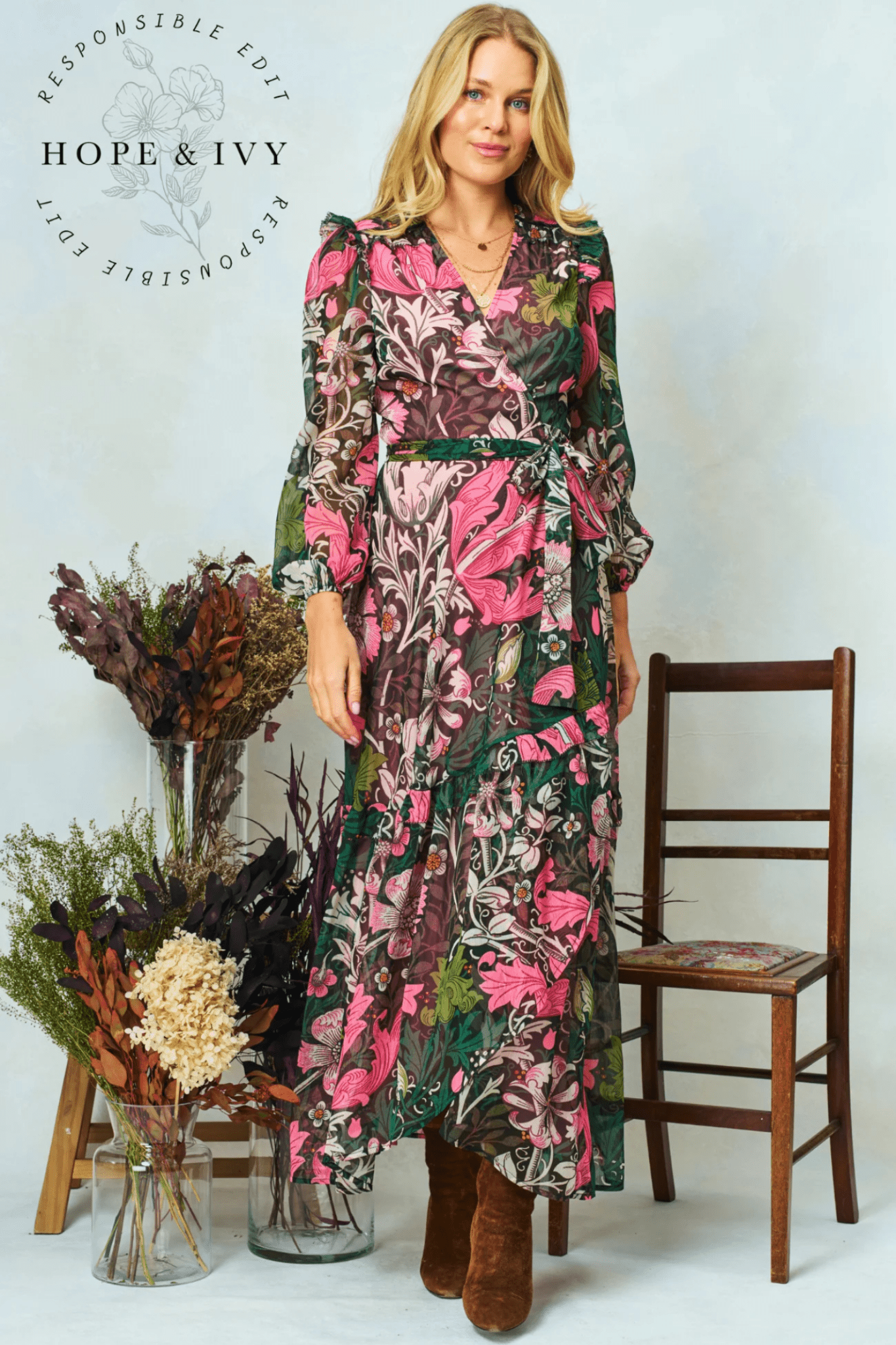 Hope & Ivy Rosehip Dress - Dotique - Hope and Ivy
