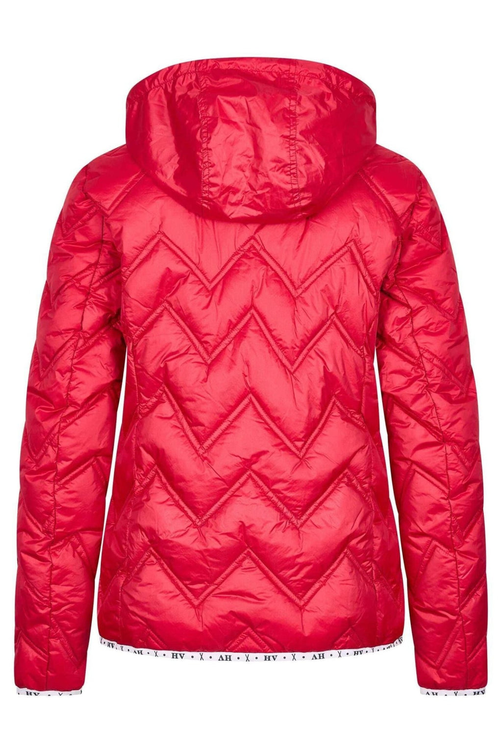 HV Society 0401103505 HVSAnya Red Quilted Jacket - Dotique - HV Society
