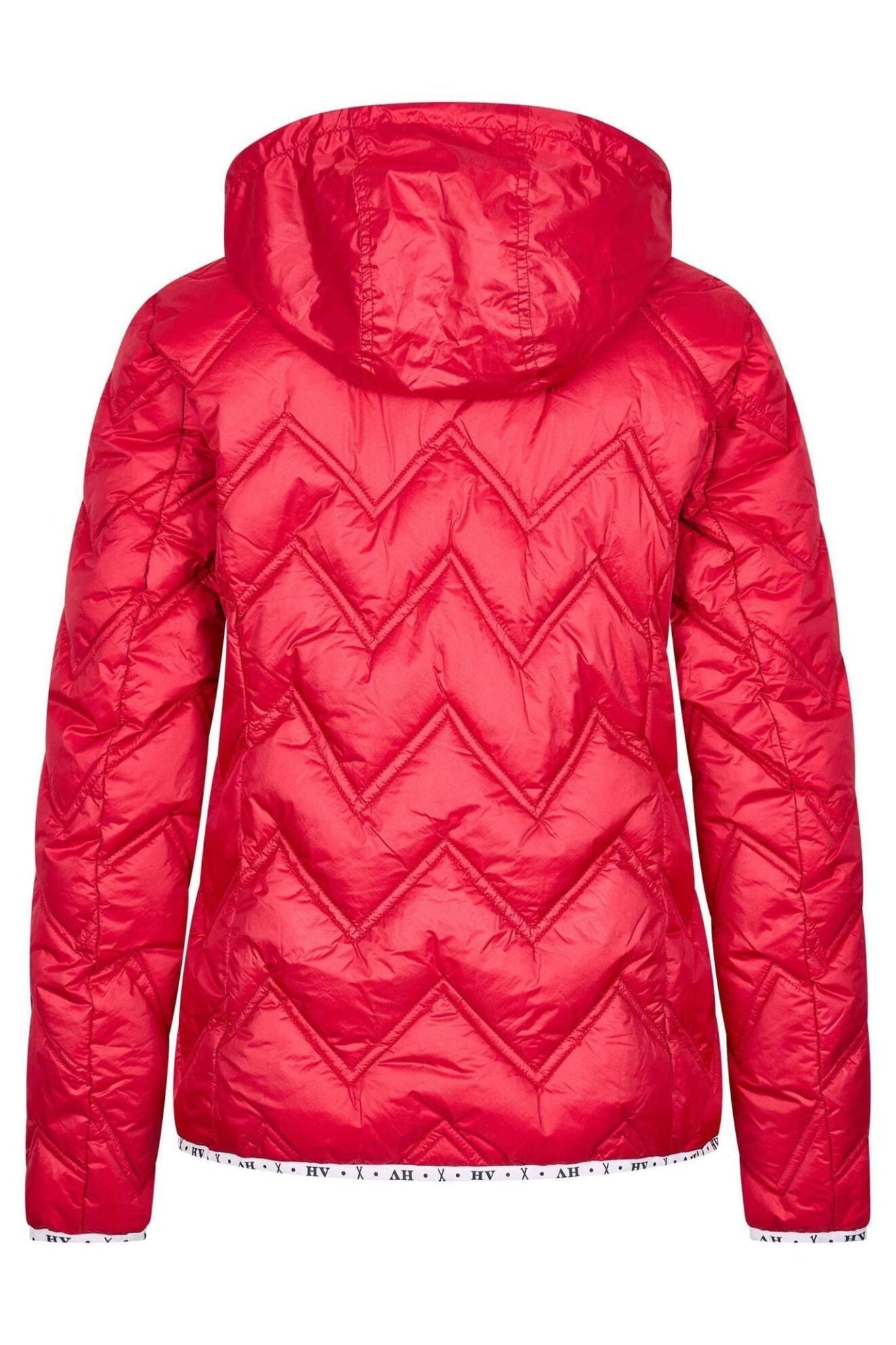 HV Society 0401103505 HVSAnya Red Quilted Jacket - Dotique - HV Society