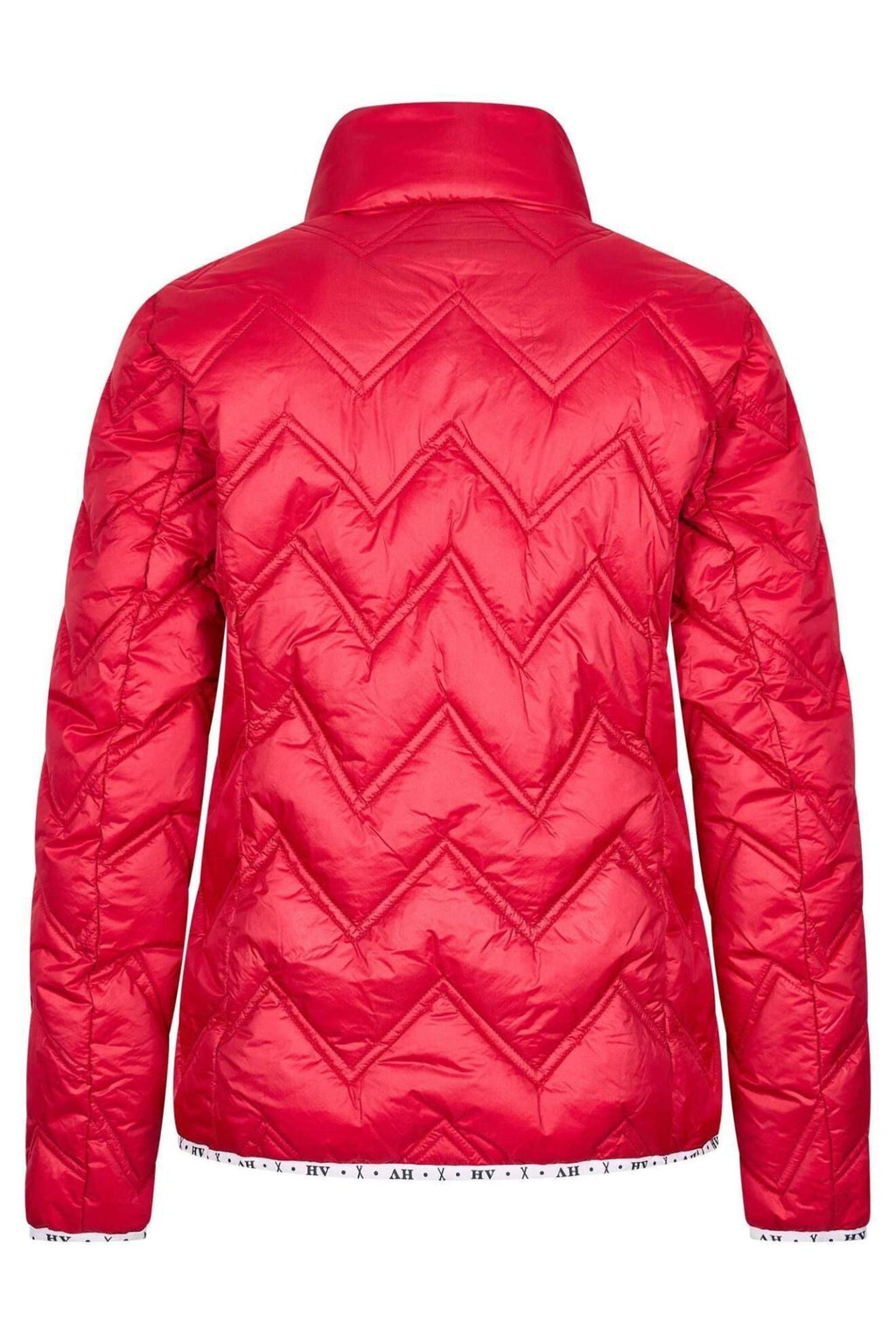 HV Society 0401103505 HVSAnya Red Quilted Jacket - Dotique - HV Society