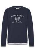 HV Society 0401103716 Matilda Sweater Navy - Dotique - HV Society