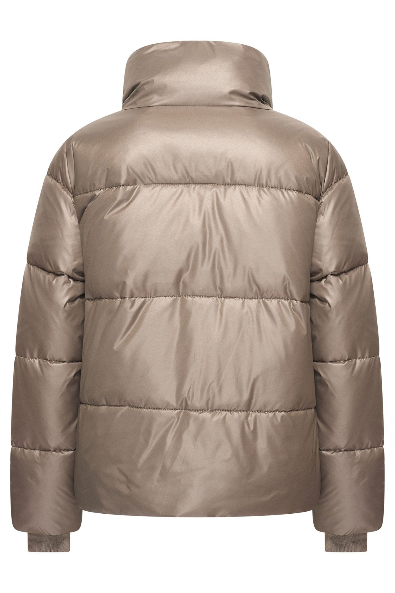 HV Society 0401103752 HVSAdan Dark Taupe Padded Jacket - Dotique - HV Society
