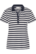 HV Society 0403103706 Poloshirt Striped HVSRavi Navy - Dotique
