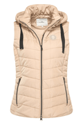 Neutral padded HV Society bodywarmer gilet with hood – Dotique

