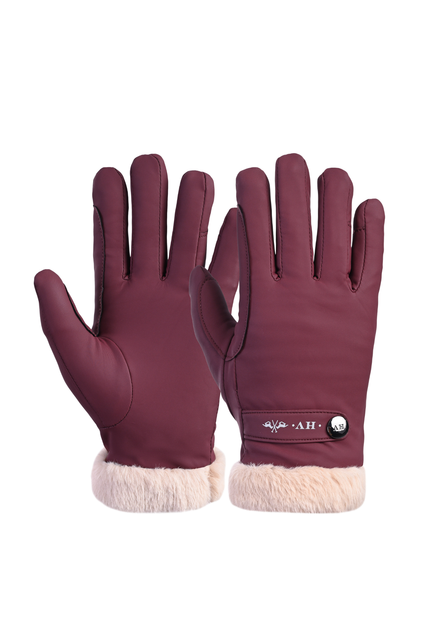 HV Society Gloves HVSGarbine Burgundy 0207103350
