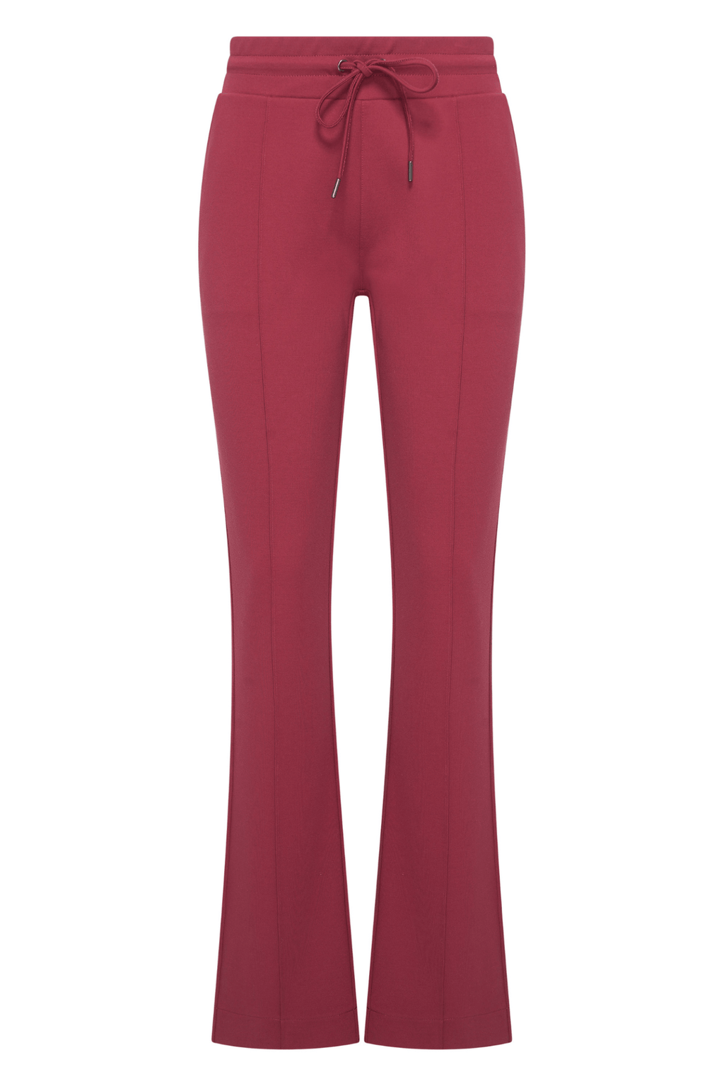 HV Society burgundy flared jogger trousers with drawstring waist – Dotique