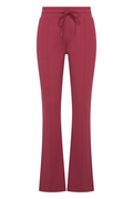 HV Society burgundy flared jogger trousers with drawstring waist – Dotique