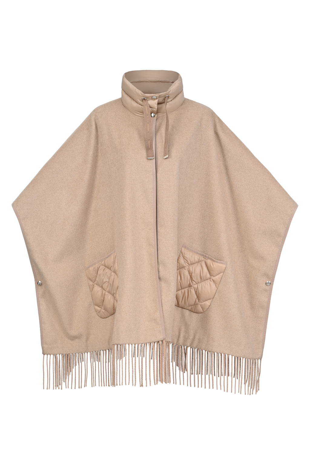 HV Society Woolmix cape HVSIza Camel 0406103851