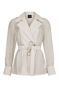 I'Cona 67325-60305-132 Grey Tie Wrap Summer Jacket (68cm)
