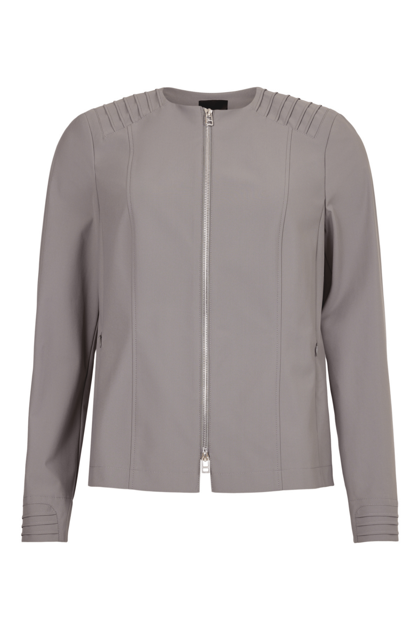 I'cona 67334-60276-97 Grey Cropped Jacket (58cm)