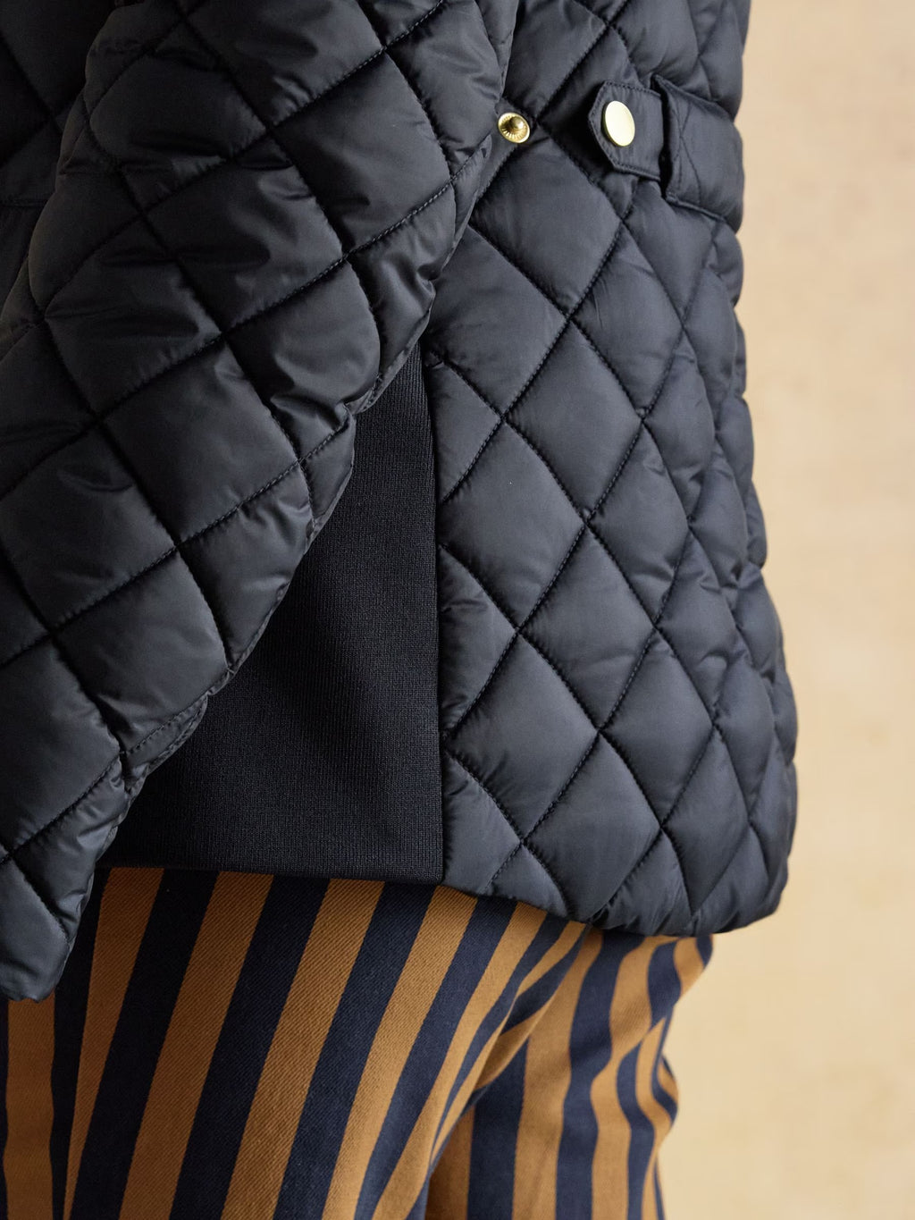 Joules Braemar Luxe Navy Blue Coat
