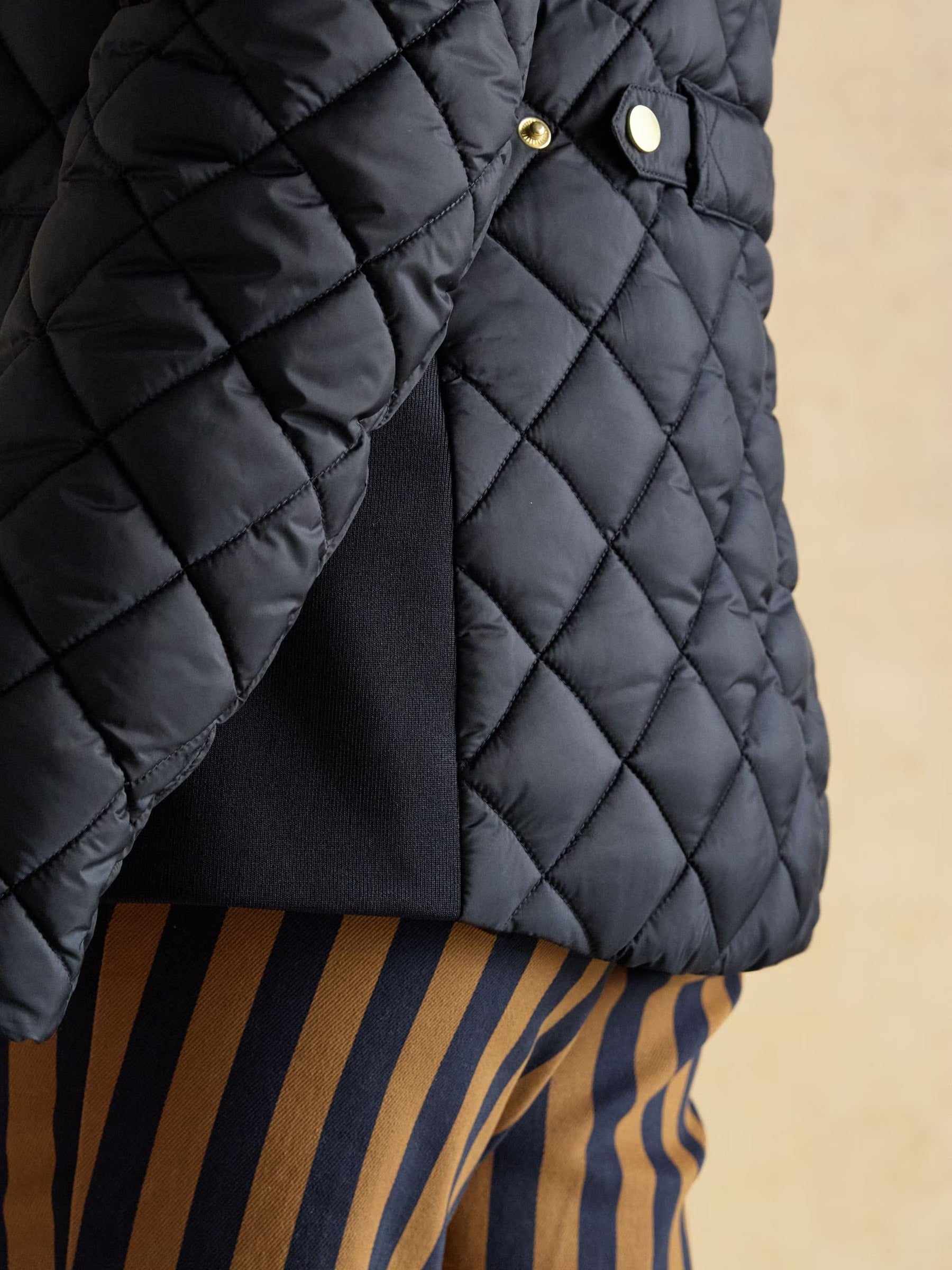 Joules Braemar Luxe Navy Blue Coat