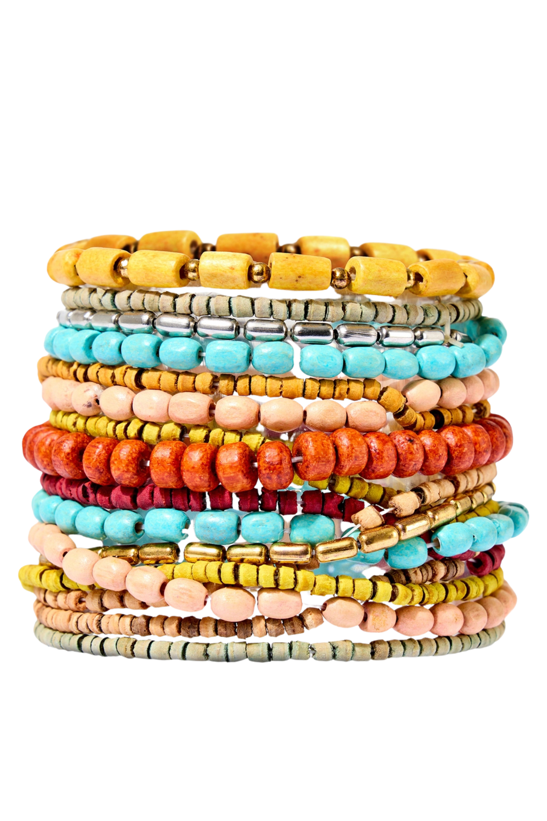 Joe Browns BJ970A Multicoloured Oceania Beaded Bracelets at Dotique