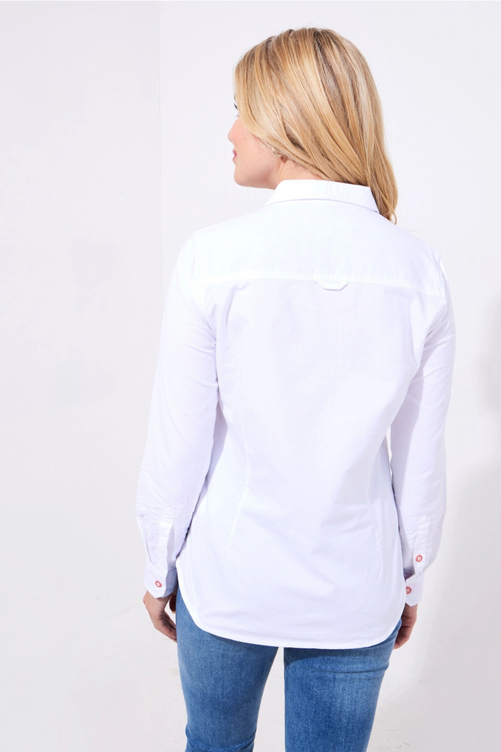 Joe Browns WA398A Davinia White Cotton Shirt at Dotique Peak Village 