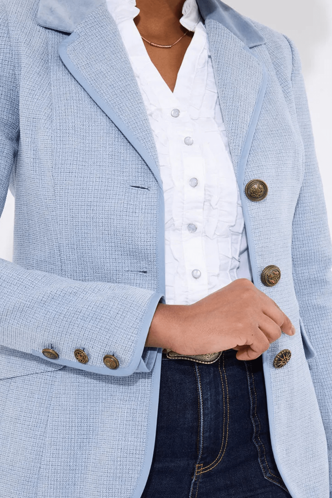Joe's Favourite Forever Blue Jacket by Joe Browns, available at Dotique