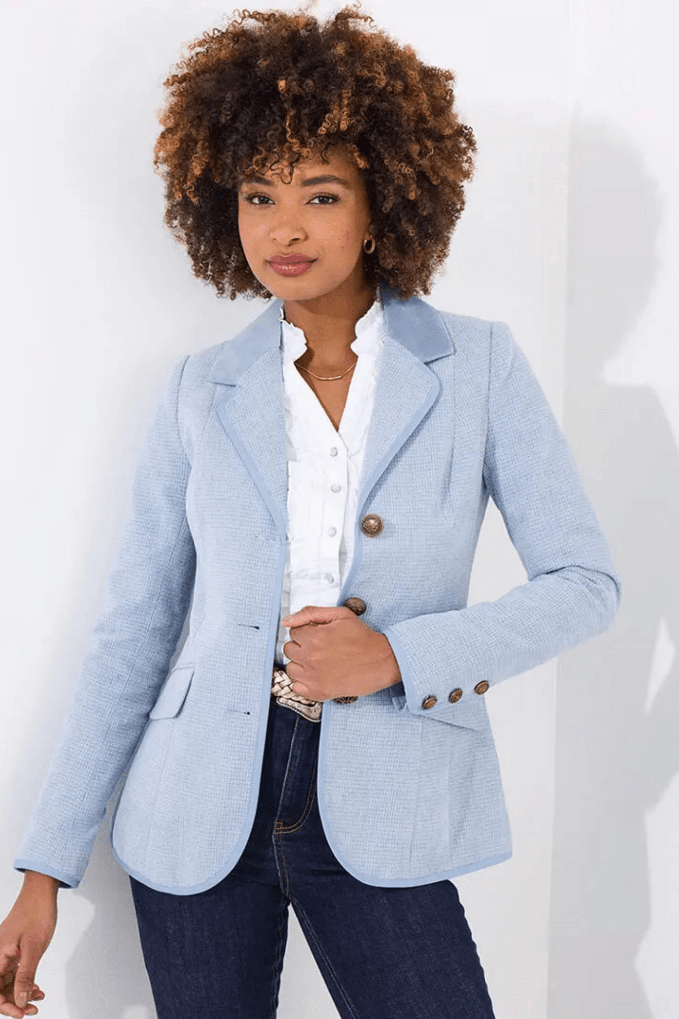 Joe's Favourite Forever Blue Jacket by Joe Browns, available at Dotique