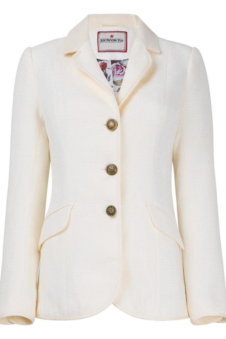 Joe Browns WJ702C Joe's Favourite Forever Cream Jacket at Dotique