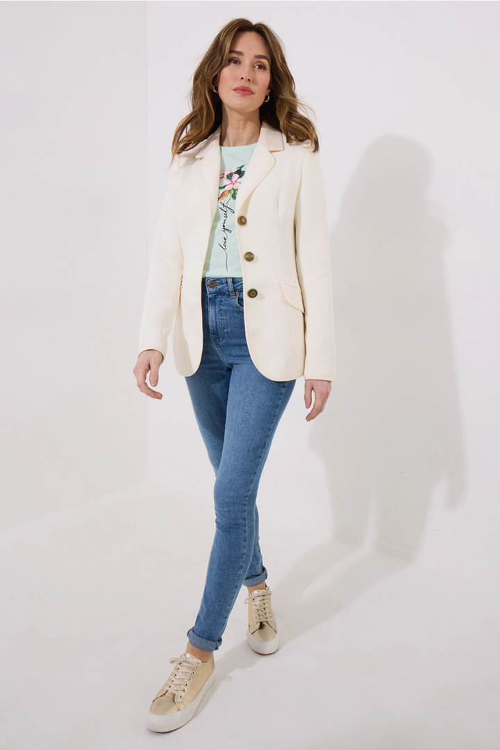 Joe Browns WJ702C Joe's Favourite Forever Cream Jacket at Dotique