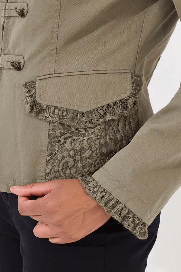 Joe Browns Marcie Cotton Military Jacket Khaki – Dotique – Dotique