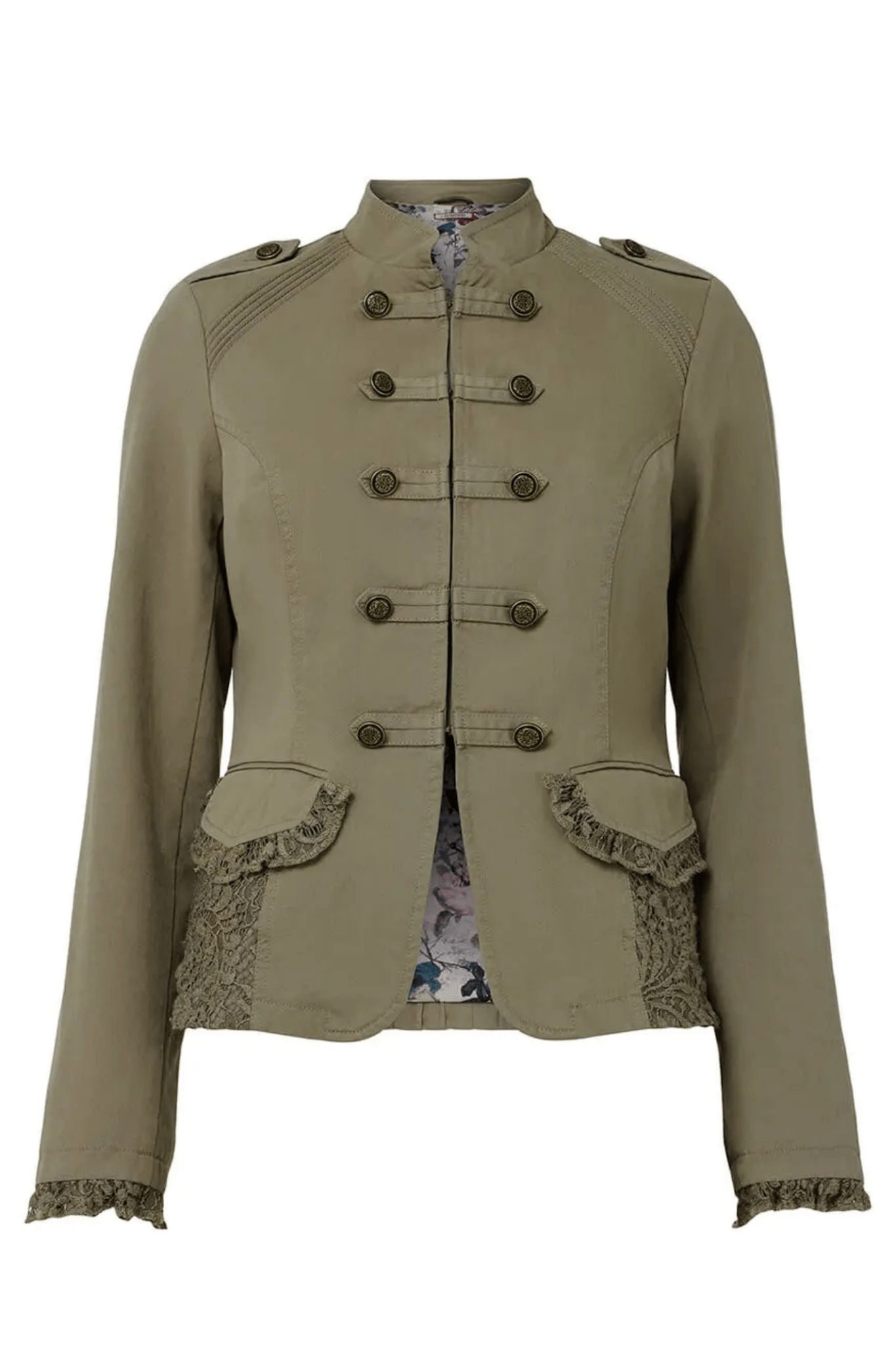 Joe Browns Marcie Cotton Military Jacket in Khaki – Dotique womenswear

