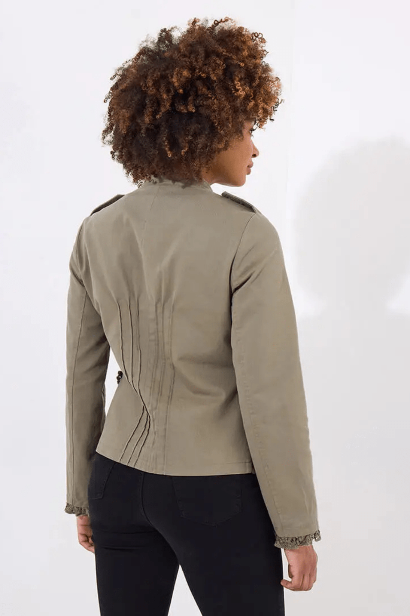 Joe Browns Marcie Cotton Military Jacket in Khaki – Dotique womenswear

