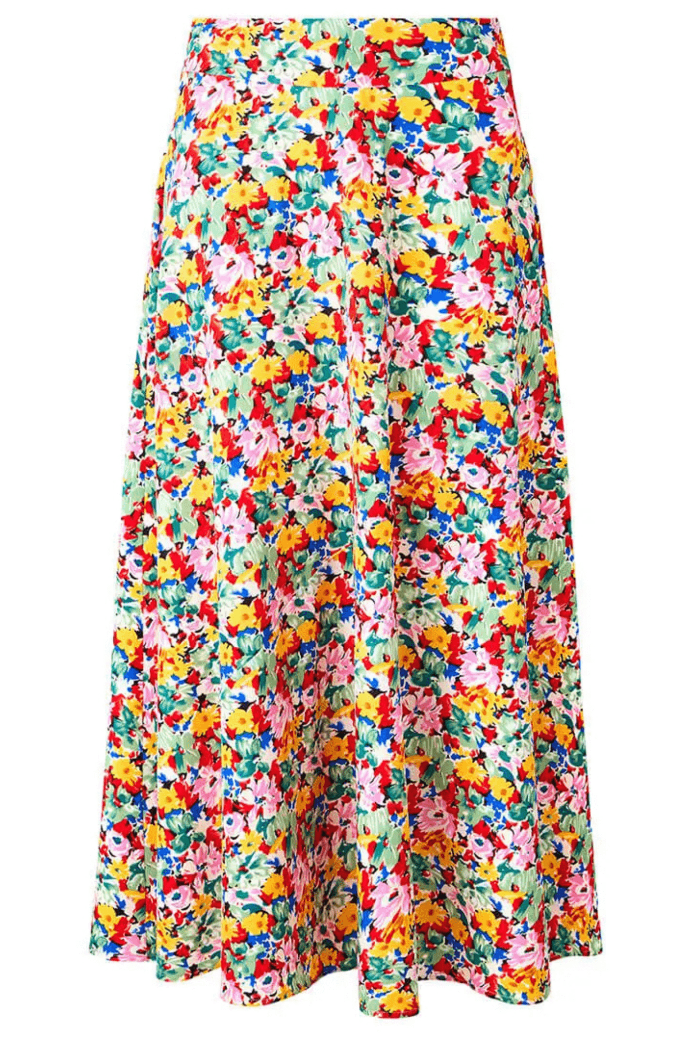 Joe Browns Floral Fancy Printed Maxi Skirt in Red – Dotique womenswear