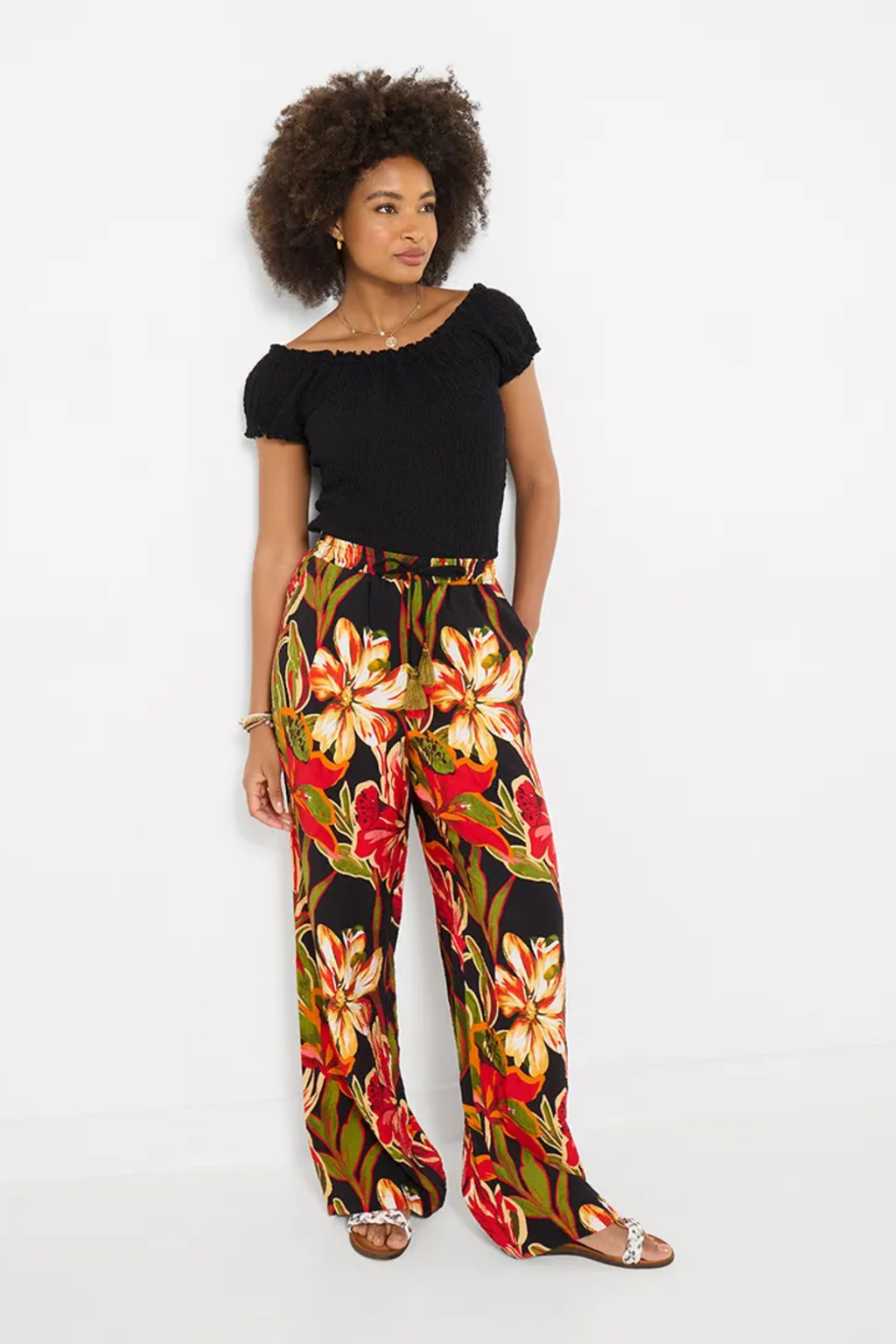 Model wearing Joe Browns WU292B Beautiful Boho Textured Jersey Top by Joe Browns, shop Joe Browns at Dotique.