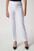 Joseph Ribkoff 143105 White Classic Straight Trouser - Dotique