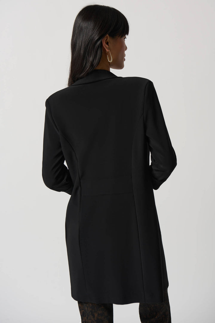 Joseph Ribkoff 233304 Black Long Line Blazer Jacket - Dotique