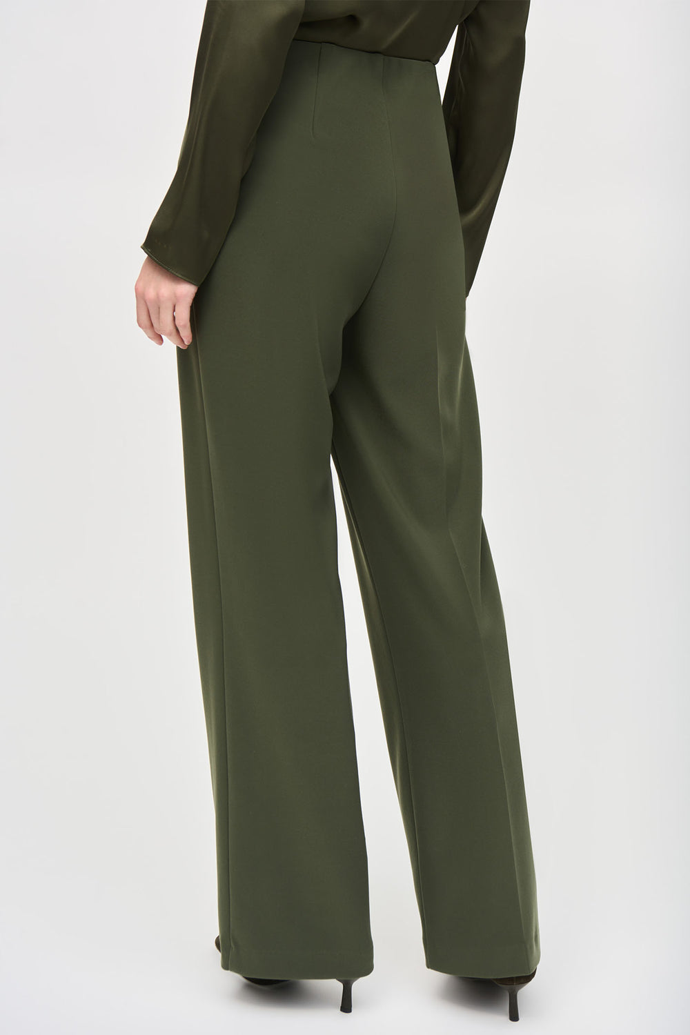 Joseph Ribkoff 243040 Iguana Wide Leg Pull on Trouser - Dotique