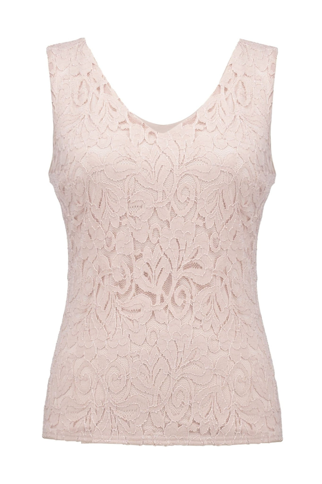 Joseph Ribkoff 251760 Pink Quartz Lace Camisole Top - Dotique