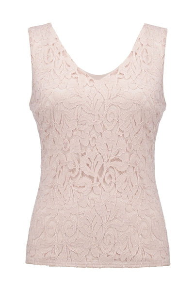 Joseph Ribkoff 251760 Pink Quartz Lace Camisole Top – Dotique
