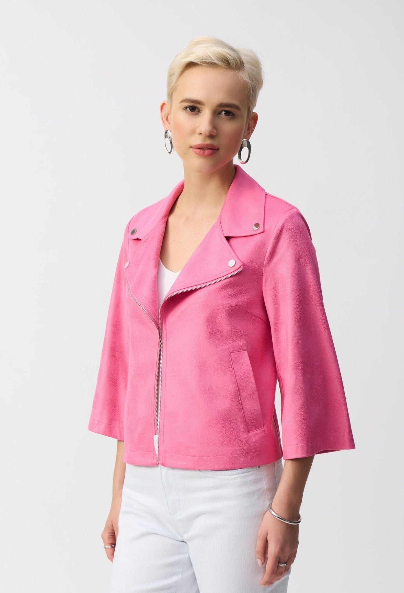  joseph-ribkoff-foiled-faux-suede-swing-jacket-bubblegum-251908-4368-