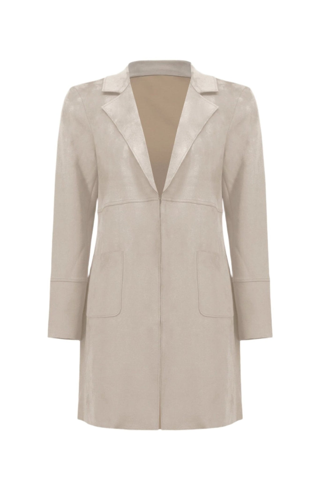 Joseph Ribkoff Scuba Suede Straight Jacket 251941