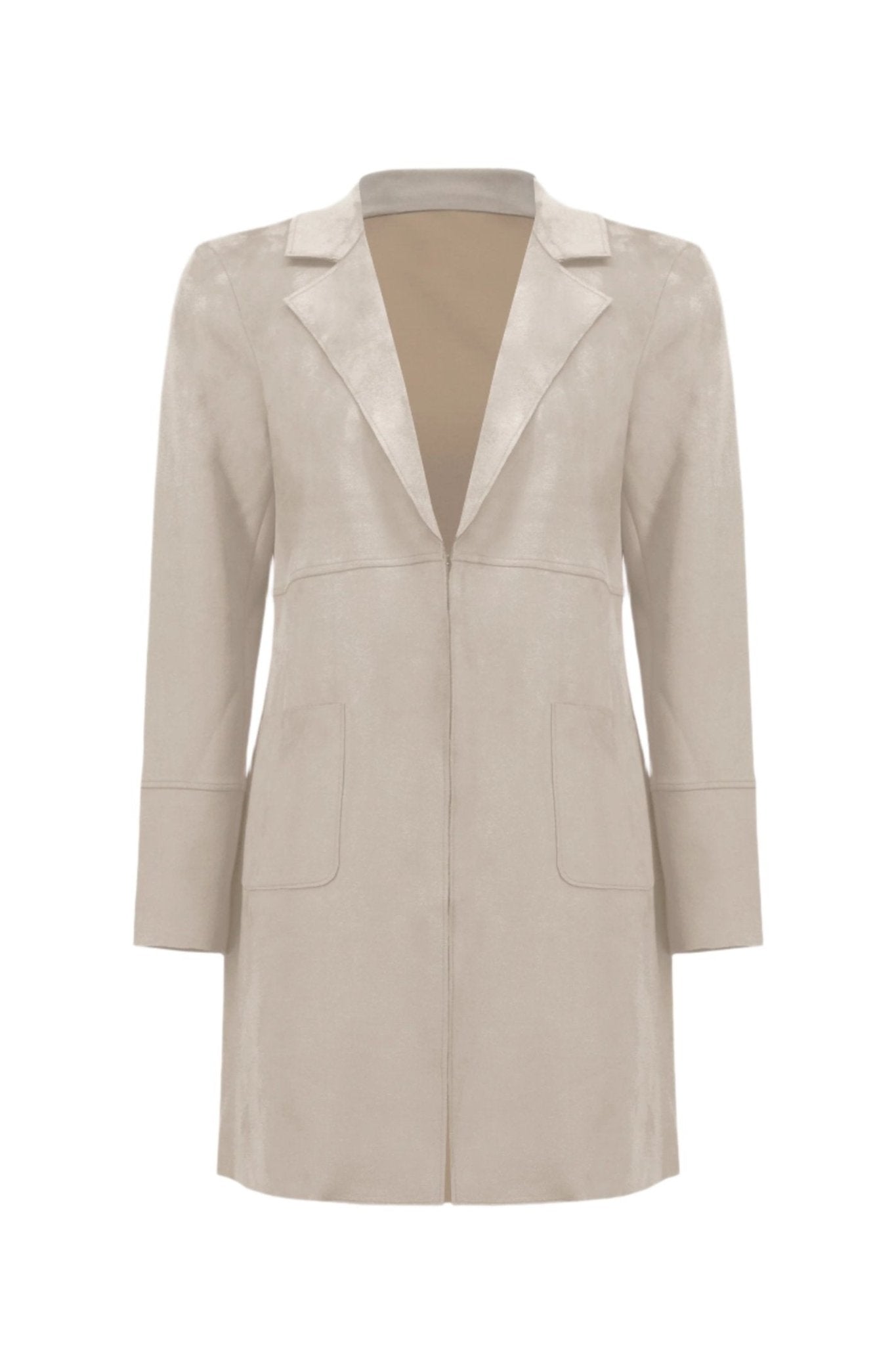 Joseph Ribkoff Scuba Suede Straight Jacket 251941
