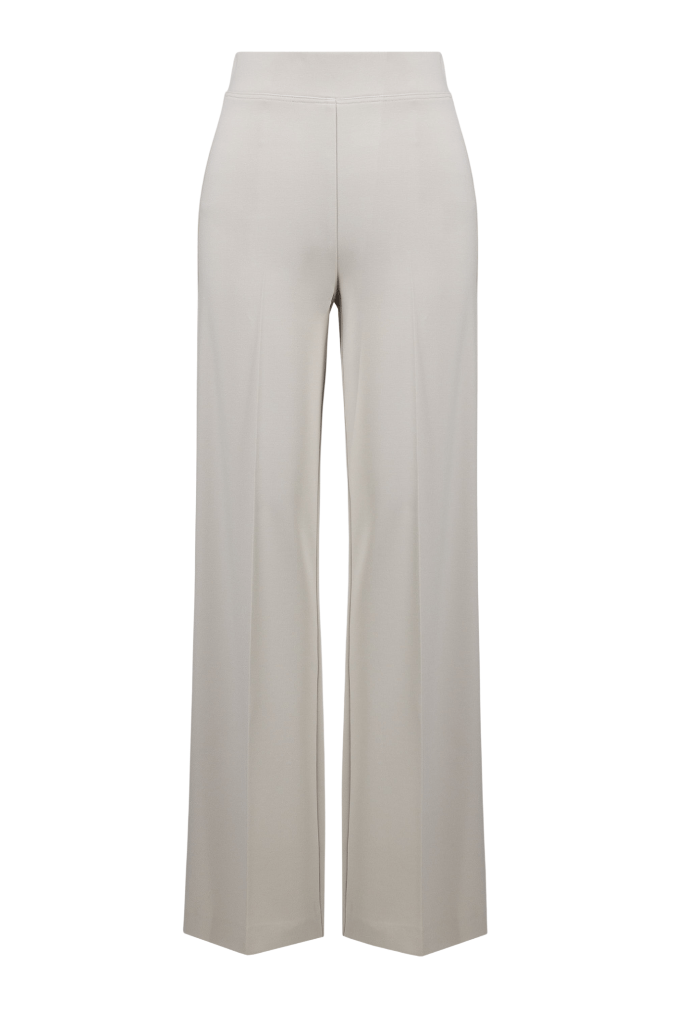 Joseph Ribkoff moonstone heavy knit wide-leg trousers with pull-on waistband and tailored look